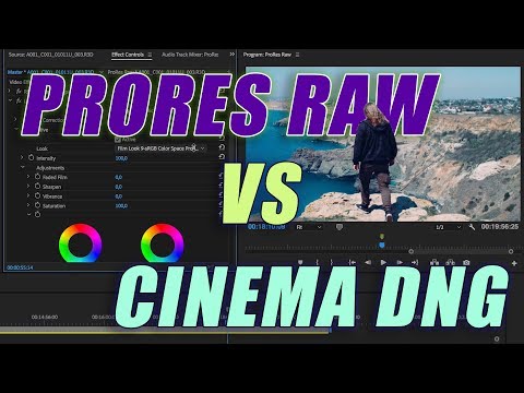 Видео: Что может PRORES RAW?  Сравним цветокоррекцию с CINEMA DNG RAW и REDCODE