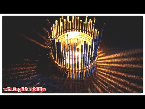 Видео: Вот так придумала использовать остатки газетных трубочек!