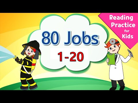 Видео: Английский Практика чтения для детей | 80 заданий 1-20