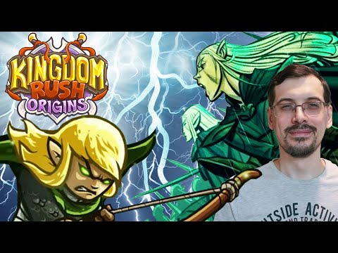 Видео: Длинноухая а-та-та | Kingdom Rush Origins прохождение #1