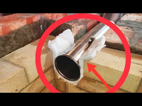 Видео: Гильзование дымохода печи(камина), гильзовка дымохода печи(камина) 2021