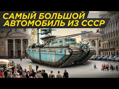 Видео: Самая большая машина в мире: забытый мегапроект СССР! Мог довезти до США на гибридной установке!