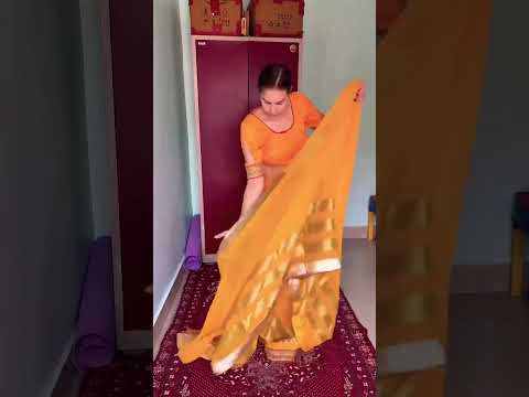 Видео: Показываю, как надевать сари #india #vlog #travel #facts #trending #village #foryou #happy#fashion