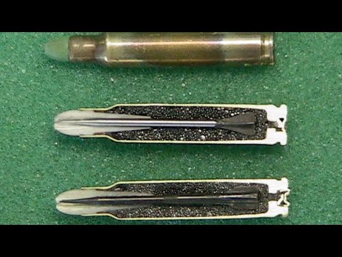 Видео: Патрон 5.6x57 Flechette (XM645). Американский патрон со стреловидной пулей