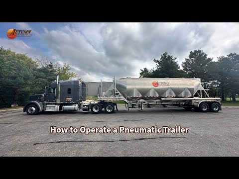 Видео: Как управлять пневматическим прицепом