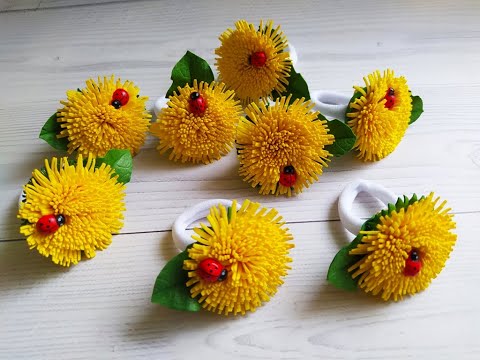 Видео: Одуванчик из фоамирана 💛💛💛💚