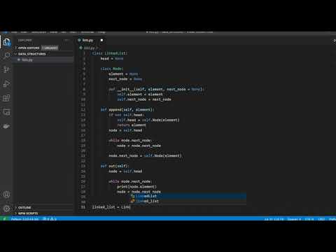 Видео: Структуры данных в Python #1: Односвязные списки