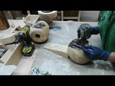 Видео: Африка в сувеле дуба.  Показываю, как можно красиво сделать вазу из сувеля со множеством разрывов.