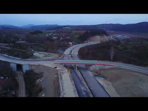 Видео: ЛОТ 2 Мездра - Ботевград - пътни възли Мездра и Дърманци (23.03.2025)