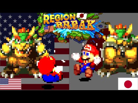 Видео: Японская ролевая игра Mario ОЧЕНЬ отличается — Region Break