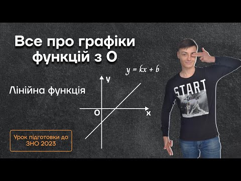 Видео: Графіки функцій з 0 | Все про лінійні функції