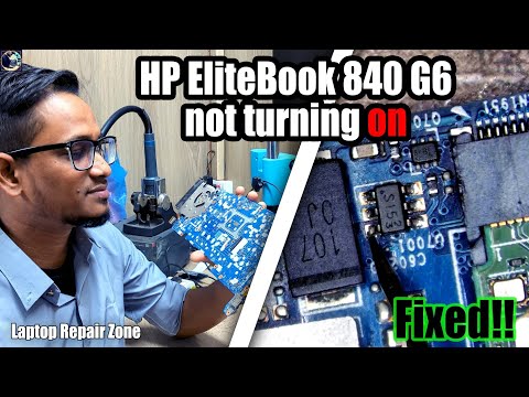 Видео: HP EliteBook 840 G6: проблема с питанием устранена | Полное руководство по ремонту материнской пл...