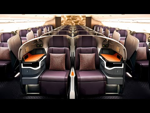 Видео: Рейсы бизнес-класса A380 и A350 Singapore Airlines из Токио в Мале