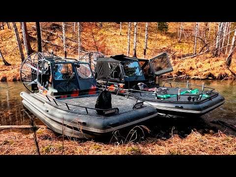 Видео: МАНА и притоки на аэролодках SIBEX | 2 серия