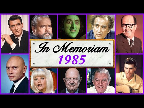 Видео: Памяти 1985 года: вспоминая иконы, которые мы потеряли | Legacy Memoriam