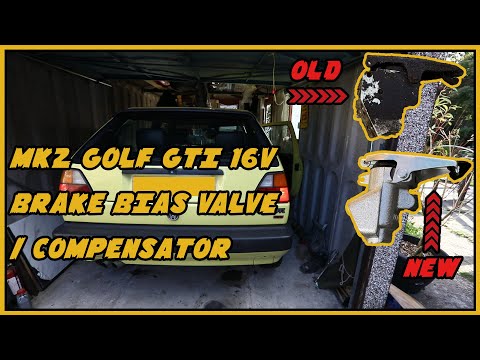 Видео: Замена клапана смещения — тормоза Golf GTI Mk2 исправлены! (16v)