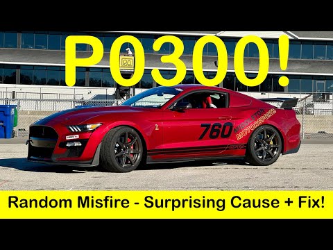 Видео: 2020-2022 Shelby GT500 Случайные пропуски зажигания P0300 Неожиданная причина + Решение!