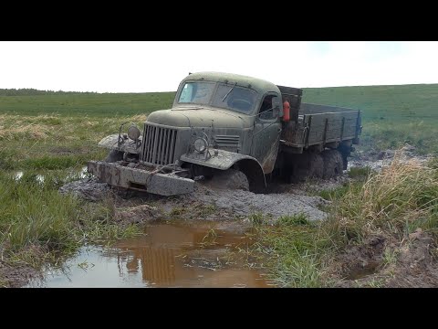 Видео: Возможности Зил-157 на бездорожье!!! Лучшие моменты!!!