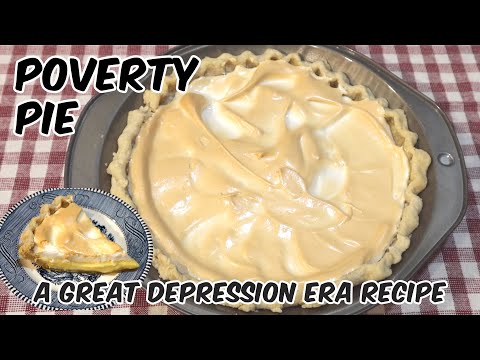 Видео: Пирог бедности 🥧 Рецепт эпохи Великой депрессии — недорогой десерт