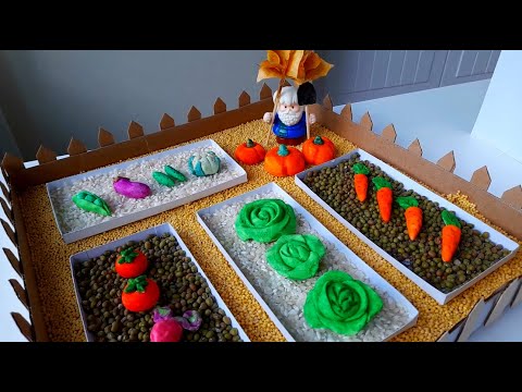 Видео: ПОДЕЛКА НА ТЕМУ ОСЕНЬ "Самый богатый урожай" 🍅🥒🥕 Поделка огород