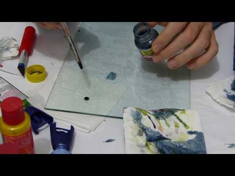 Видео: Рисование на стекле. Часть 2. Чистим, рассуждаем о красках