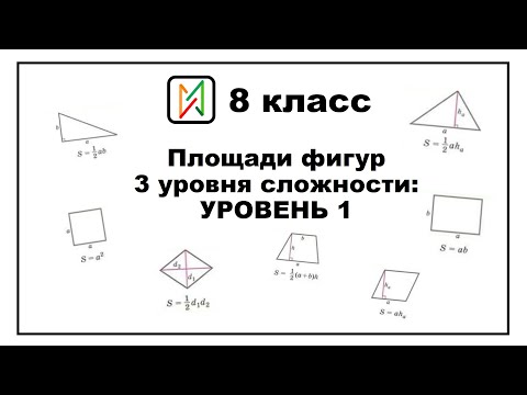 Видео: Площади фигур Уровень 1
