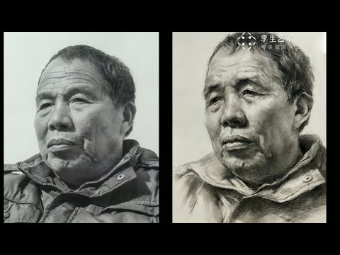 Видео: Демонстрация портретного рисунка карандашом