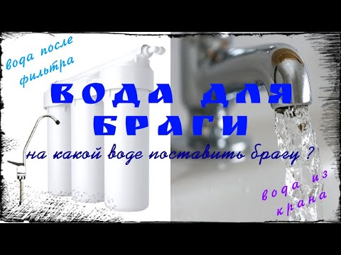 Видео: Вода для браги. Вода из фильтра или вода из крана? Эксперимент.