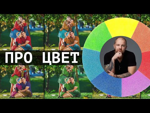 Видео: Как делать красивый цвет кожи? цветовой круг. Как обрабатывать фото?