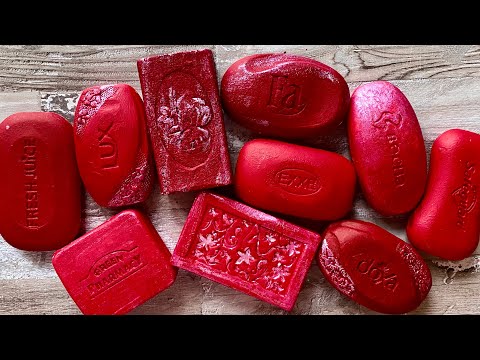 Видео: ASMR SOAP| Cutting colored soaр | Soap Carving| Резка крашенного мыла