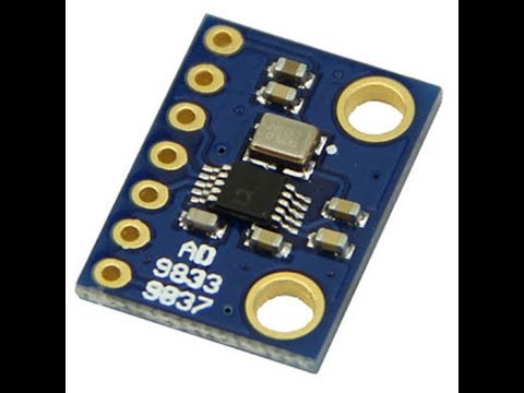 Видео: AD9833 DDS генератор Документация