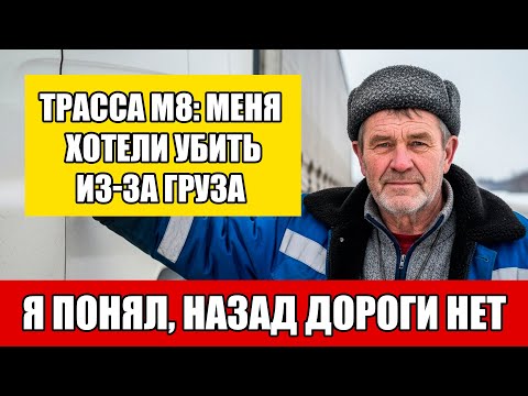 Видео: Жесть на трассе М8: Из-за груза на меня открыли охоту. Но я вёз то, что спасало жизни.