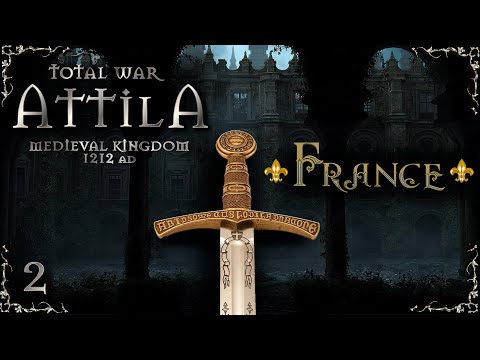 Видео: Attila total war мод MK 1212 Франция-Царство небесное#2