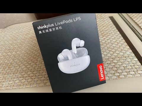 Видео: Lenovo thinkplus LivePods LP5. Отзыв/Распаковка.Хорошая производительность.