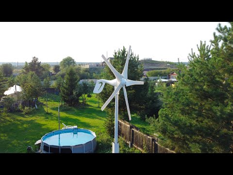Видео: Установка ветрогенератора на даче