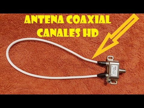 Видео: КАКИЕ? HACER ANTENNA 📡COAXIAL CASERA HD📺☝ (КАК СДЕЛАТЬ ДОМАШНУЮ АНТЕННУ)