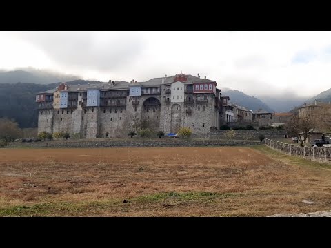Видео: Афон. День 7. Ставроникита ,Иверский,Филофей, Каракал.