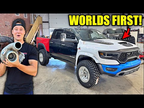 Видео: Мы построили первый в мире двигатель Cummins Swapped TRX!!!