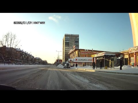 Видео: Пермь, едем по Закамску 4 января 2022