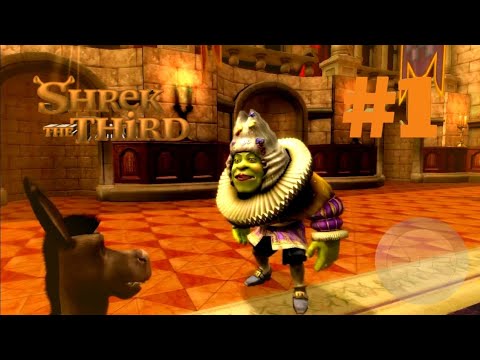 Видео: Shrek The Third|Начало новой серии прохождений #1