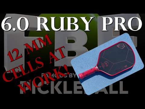 Видео: Обзор ракетки Ruby Pro Pickleball Paddle 6.0
