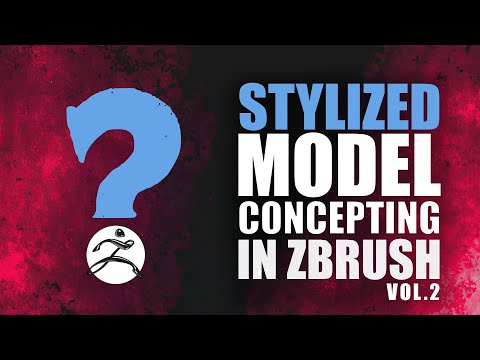 Видео: КОНЦЕПТИРОВАНИЕ СТИЛИЗОВАННОЙ МОДЕЛИ В ZBRUSH #zbrush #gamedev #3dgamedevtutorial