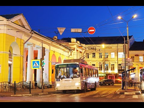 Видео: Троллейбус ЛиАЗ-5280, бортовой №12, Ярославль.