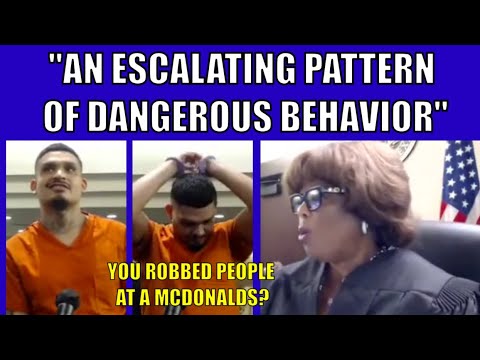 Видео: Судья обвиняет грабителя с ножом в эскалации преступного поведения [судья Бойд]
