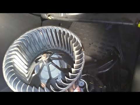 Видео: как снять моторчик печки на опель вектра с, скрип печки