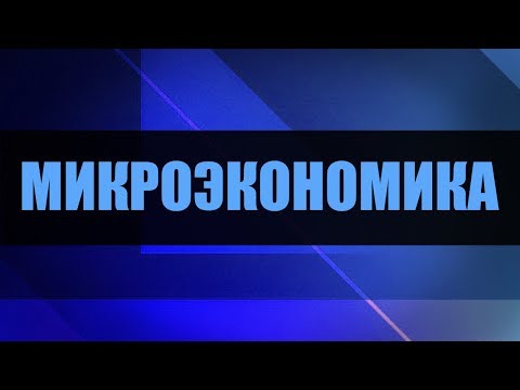 Видео: Микроэкономика. Лекция 2