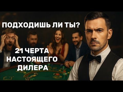 Видео: Профессия дилер: А ты подходишь? Наберешь 15 баллов из 21 - это твоё!