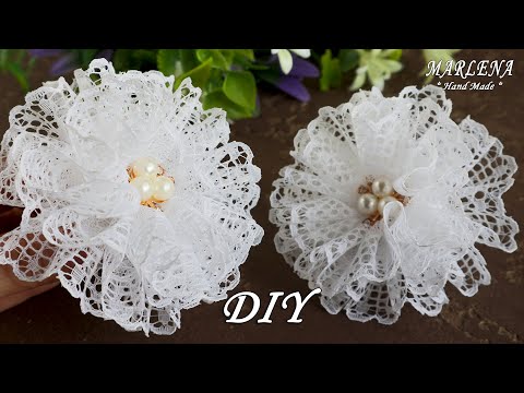 Видео: ВСЕГО ЗА 5 МИНУТ! Нежные БАНТИКИ из КРУЖЕВА