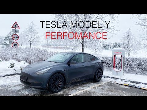Видео: TESLA MODEL Y PERFOMANCE - реальный запас хода зимой
