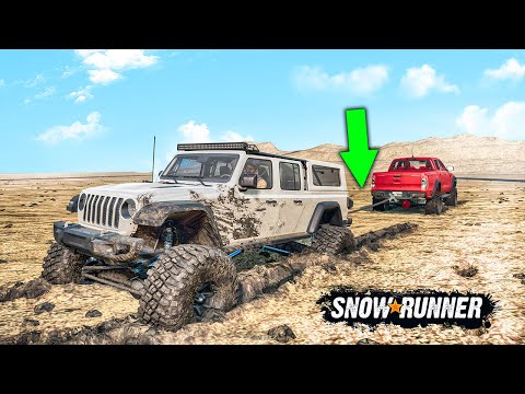 Видео: СМОЖЕТ ЛИ ЧИТ JEEP WRANGLER ПЕРЕТЯНУТЬ ЧИТ FORD RAPTOR? ПЕРЕТЯГИВАНИЕ КАНАТА! SNOWRUNNER С МОДАМИ